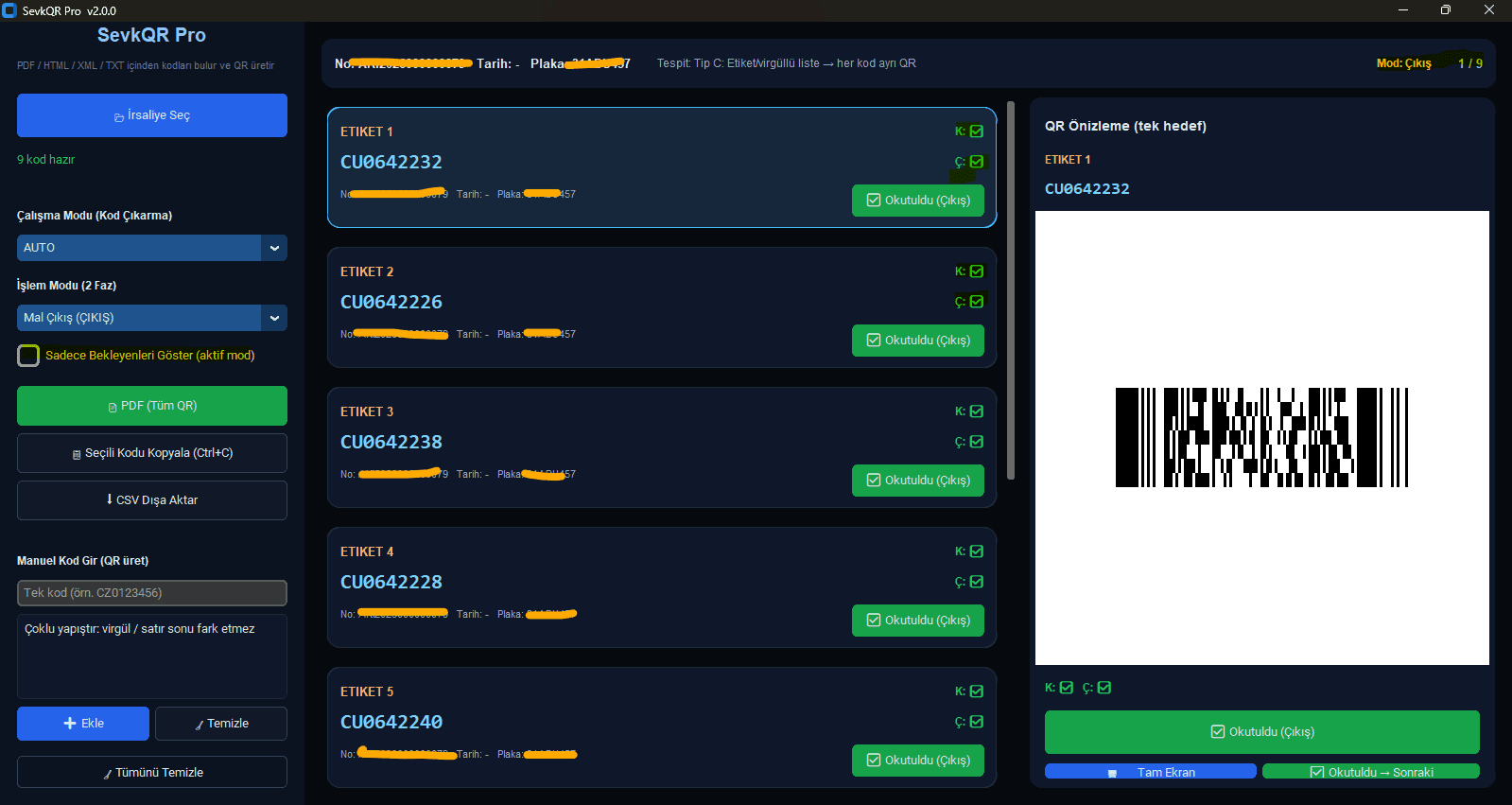 İdis'e Uygun Kod Çıktı